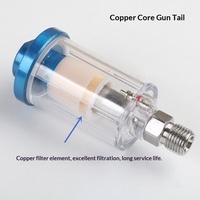 Pistolet de pulvérisation pneumatique, filtre séparateur eau-huile compact pour pompe à air, 0,8 ml/s, vente directe usine Chine