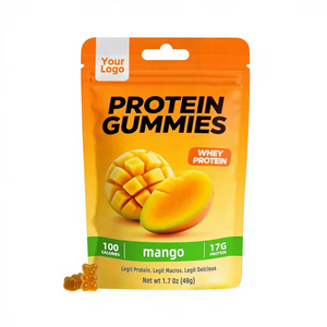 Gummies protéinés au mangue de marque privée – Snack naturel riche en protéines pour la récupération musculaire des adultes - Product Image 1