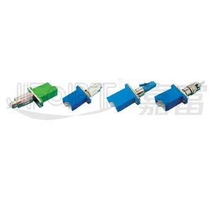 Adaptador de acoplador e2000 para fc lc st upc, conector adaptador de fibra óptica híbrida, acoplador de flange fêmea para macho e2000 apc simplex sm mm