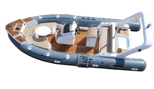 Gommone a Chiglia Rigida in PVC Orca Qingdao Haohai con Pontone, Console Centrale e Motore Jet per il Divertimento - Product Image 4