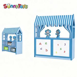 Meuble à chaussures créatif non toxique pour maternelle avec organisateur, mobilier d'<span class=keywords><strong>occasion</strong></span> pas cher pour garderie - Product Image 1