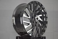 Jantes en alliage forgé ultra-légères 14 kg, série Racing, à rayons fendus, finition chromée pour voitures de course