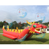 Bateau banane gonflable Offre Spéciale, bateau banane remorquable jouet pour jeu de sport nautique, parc aquatique jouets bateau dragon meilleur prix