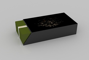 Sang trọng biểu tượng tùy chỉnh hình chữ nhật nước Hoa Thủ Công bao bì <span class=keywords><strong>MDF</strong></span> gỗ ngăn kéo trượt khắc hộp mỹ phẩm hàng đầu có thể tái chế EVA Bìa - Product Image 6