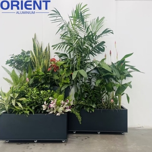 Jardinières en aluminium d'usine Pots extérieurs et <span class=keywords><strong>de</strong></span> fleurs <span class=keywords><strong>de</strong></span> grande taille et jardinières pour le projet australien - Product Image 4