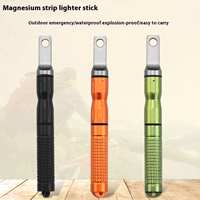 Allume-feu en acier Anthrive Outdoor Flint Fire Steel avec tige de magnésium et grattoir pour la survie d'urgence, le camping et la randonnée