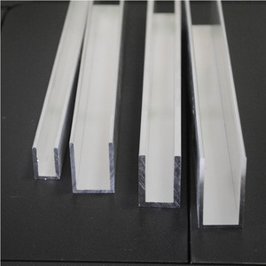 यू-आकार टेम्पर्ड ग्लास रेलिंग कांच रेलिंग के लिए extruded एल्यूमीनियम प्रोफ़ाइल यू चैनल - Product Image 4