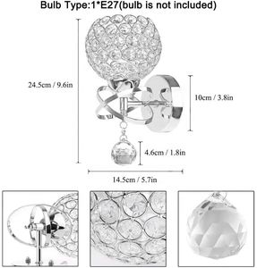 Lámpara de pared LED moderna nórdica, decoración de iluminación elegante para el hogar, candelabro interior con decoración del hogar de tamaño pequeño - Product Image 5