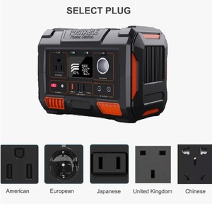 Charge solaire Alimentation de stockage d'énergie <span class=keywords><strong>pour</strong></span> l'extérieur 110v 220v <span class=keywords><strong>Batterie</strong></span> au lithium de secours <span class=keywords><strong>pour</strong></span> la maison <span class=keywords><strong>Batterie</strong></span> solaire rechargeable 300 - Product Image 5