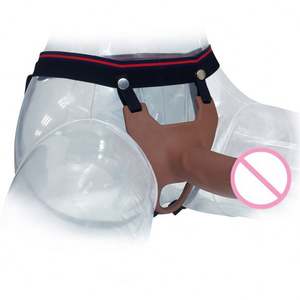 Hohler Strap-On Dildo, Penis-Sleeve für Männer, Penisvergrößerungs-Kondome mit Gurt - Product Image 4