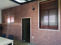 Panneau mural en polyuréthane PU de luxe NEU, imitation brique, panneaux décoratifs en pierre 3D, grande dalle moderne pour la décoration intérieure d'hôtel