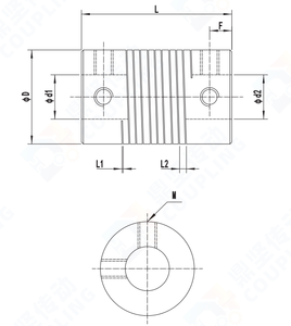 Гибкие муфты с регулируемым зажимом и установочным винтом из высококачественной нержавеющей стали для трансмиссии, изготовленные на заказ производителем - Product Image 6