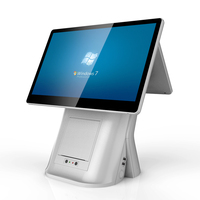 Terminal Punto de Venta (TPV) con Pantalla Táctil Dual de 15.6 Pulgadas, Impresora Integrada, Sistema Android, Gran Venta