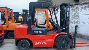 <b>Used</b> Forklift Heli 3 Ton Secondhand FD30 Warehouse Material Handing Lift High Quality in Shanghai Yard - Product Image 2