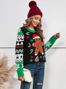 2024 Custom Design <strong>Women</strong> <strong>Christmas</strong> Sweater <strong>Plus</strong> <strong>Size</strong> <strong>Women</strong> Ugly Celebrity Carnival <strong>Christmas</strong> <strong>Jumpers</strong> - Product Image 2