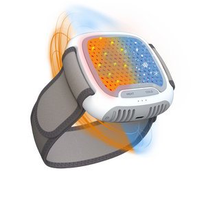 Mini máquina de terapia fría 2 en 1, pistola de masaje de <span class=keywords><strong>3</strong></span> engranajes, <span class=keywords><strong>8</strong></span> alivio del hielo, 45 calor profundo para el dolor muscular, masaje de recuperación de lesiones deportivas - Product Image 1