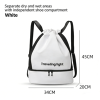 Sac à dos à cordon de serrage de luxe de style designer avec pochette à rabat pour bouteille d'eau, sac fourre-tout, sac à bandoulière, sac hobo, sac de jour, sac étanche