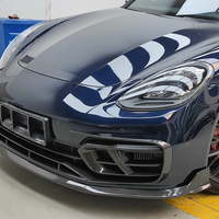 Kit carrosserie aérodynamique en fibre de carbone sèche préimprégnée, cache d'admission d'air avant, garniture de ventilation de pare-chocs pour Porsche Panamera 971.2 2021-2023