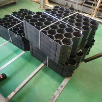 Grille de sol alvéolée robuste en PP pour allées, produit recyclé