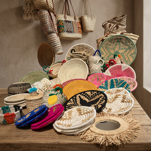 Natural Baskets Handmade Straw Plates - Product Image 2
