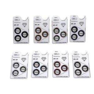 Pellicola Protettiva in Vetro Ultra HD 3D con Glitter per Obiettivo Fotocamera iPhone 16 Pro Max 17 Air 12 Mini - Product Image 5