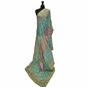 Charming Handmade Customizable Fabric European American Stylish Lightweight Breathable Party Wear Scarf for Women - Product Image 1