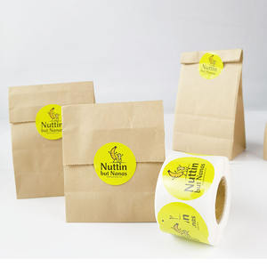 <span class=keywords><strong>Pacchetto</strong></span> di rotoli per la stampa di etichette in vinile con adesivi rotondi personalizzati impermeabili - Product Image 2