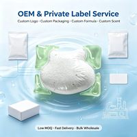 Lessive en dosettes ODM à base de film PVA liquide hydrosoluble pour un nettoyage en profondeur des vêtements, pour machine à laver automatique, usine du Guangdong