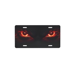 Placa Decorativa de Aluminio con Efecto 3D <span class=keywords><strong>Personalizada</strong></span>, con Cuatro Orificios y Diseño de Ojos de Animales Canadienses, Ideal como <span class=keywords><strong>Regalo</strong></span> <span class=keywords><strong>para</strong></span> Amigos - Product Image 3