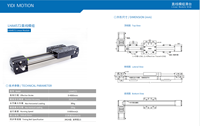 Module de rail de guidage à entraînement par courroie linéaire à grande vitesse CNC en aluminium robuste avec course de 2000mm 2500mm 3000mm
