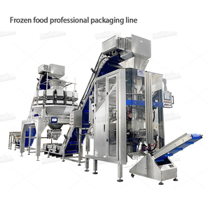 Otomatik vffs <span class=keywords><strong>multihead</strong></span> kantarı tavuk kanat paketleme makinesi stanpouch kılıfı dondurulmuş gıda tavuk bacağı paketleme makinesi - Product Image 3