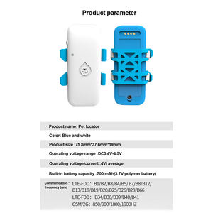 4G Mini RTK étanche GPS Smart Tracker Locator pour chiens chats OEM Custom Factory Microchip Wireless Mascotas Tracking Device - Product Image 5