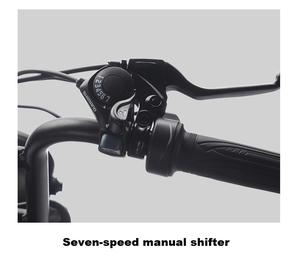 Vélo électrique de montagne à pneus gras tout-terrain avec batterie au lithium <span class=keywords><strong>sans</strong></span> balais en acier à frein à disque moteur de moyeu arrière de 20 pouces - Product Image 6