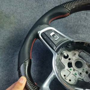 Volant en fibre de carbone pour Volkswagen MK7 <span class=keywords><strong>GOLF</strong></span> GTI GTS R-LINE POLO SCIROCCO GTD GTE MK6 CC Passat Jetta Golf7.5 Golf6 R - Product Image 3