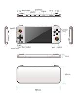 Console de jeu portable G36, écran de 4,5 pouces, alliage d'aluminium, résolution RGB 485x854, processeur tri-cœur Cortex-A7