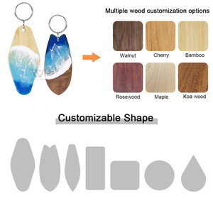 Llavero del océano Maldivas Indonesia Hawaii regalo turístico para grabar madera llavero personalizado - Product Image 2