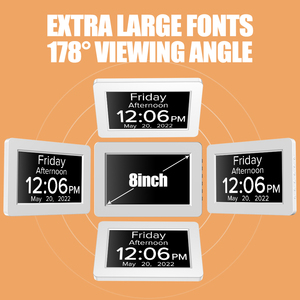 CHEETIE CP047 Đồng Hồ Treo Tường 3D Hiện Đại Màu Trắng Lớn Sản Xuất Tại Hàn Quốc Đồng Hồ Báo Thức Kỹ Thuật Số Đồng Hồ Xe Hơi - Product Image 4