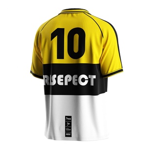 เสื้อโปโลฟุตบอลชาย ระบายอากาศได้ดี ชุดทีมแบบกำหนดเองสำหรับการฝึกซ้อมและการแข่งขัน เสื้อฟุตบอลแขนสั้นคอปกคลาสสิก - Product Image 3