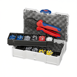 Kit de herramientas para prensar cables KNIPEX con terminales surtidos, juego de 8 piezas para conexiones eléctricas - Product Image 2