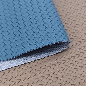Tissu en cuir synthétique Rexine <span class=keywords><strong>PVC</strong></span>, gaufré, tricoté, imperméable, avec dos en tissu éponge, textile de maison, literie, tapis de voiture, meubles - Product Image 5