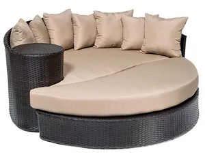 Green best quality outdoor wicker elegant daybeds