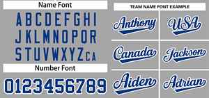 Camiseta de Softbol Clásica Personalizada en Gris y Blanco Real, Auténtica, de Dos Botones - Product Image 3