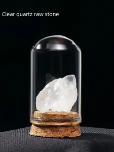 Hadiah spesimen bijih kristal alami batu mineral mentah anak-anak sains mengajar bijih kristal alami