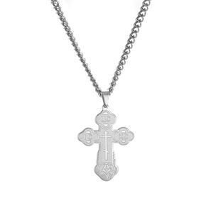 Mode Orthodox Kruis Ketting Voor Mannen Vrouwen Waterdicht Rvs Christelijke Russische Orthodox Kruis Hanger Kettingen - Product Image 2
