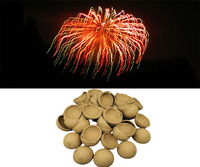 Coques de feux d'artifice de sécurité matériaux 2 pouces à 12 pouces papier de feux d'artifice hémisphère coque vide