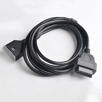 3M OBD macho a hembra 16 núcleos energizado 16PIN Cable de extensión automotriz OBD2 herramienta de diagnóstico Cable de extensión con cubierta antipolvo