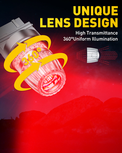 หลอดไฟ LED AUXITO 3157 สำหรับไฟเลี้ยว T25 3157 3156 ไฟท้าย ไฟหน้า 1000K 12V 24V - Product Image 3