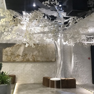 Cây mô hình nhân tạo cây sồi trắng lớn mô phỏng cây bạch quả lớn phong cách nghệ thuật cho trang trí trong nhà - Product Image 3