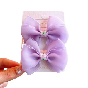 Nuovo fiocco in filo di gelatina a tre strati per bambini con coda di cavallo da principessa carini <span class=keywords><strong>accessori</strong></span> per capelli dolci per bambini - Product Image 1