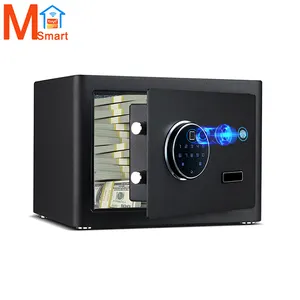 Hot selling smart safe box with multiple unlocking methods anti prying and high-temperature resistant Tuya APP smart safe